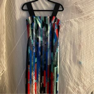 MILLY  Lorena Stripped pattern dress